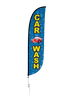 Image of Car Wash Feather Flag