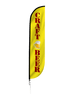 Image of Craft Beer Feather Flag Yellow