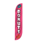 Image of Donuts Feather Flag