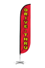 Image of Drive-Thru Feather Flag Red