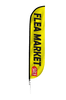 Image of Flea Market Feather Flag Yellow