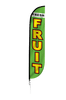 Image of Fresh Fruit Feather Flag Green