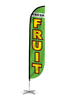 Image of Fresh Fruit Feather Flag Green