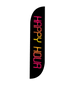 Image of Happy Hour Feather Flag Black