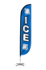 Image of Ice Feather Flag Blue