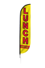 Image of Lunch Special Feather Flag Yellow