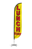 Image of Lunch Special Feather Flag Yellow
