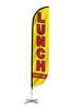 Image of Lunch Special Feather Flag Yellow