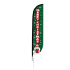 Image of Merry Christmas Feather Flag