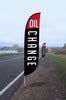 Image of Oil Change Feather Flag - Black 12ft