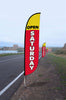 Image of Open Saturday Feather Flag