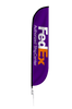 Image of FedEx Authorized Ship Center Feather Flag Purple