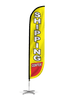 Image of Shipping Center Feather Flag Yellow