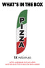 Image of Pizza Feather Flag