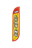 Image of Now Leasing Feather Flag Yellow & Red