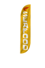 Image of Seafood Feather Flag Orange