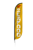 Image of Seafood Feather Flag Orange