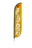 Image of Seafood Feather Flag Orange