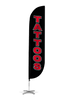 Image of Tattoos Feather Flag Black