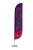 Image of Wine Tasting Room Feather Flag Purple & Red