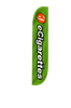 Image of eCigarettes Feather Flag Green