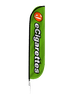 Image of eCigarettes Feather Flag Green
