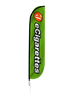 Image of eCigarettes Feather Flag Green