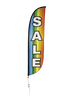 Image of Sale Feather Flag Rainbow