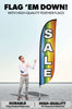 Image of Sale Feather Flag Rainbow