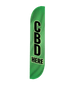 Image of CBD Here Feather Flag
