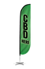 Image of CBD Here Feather Flag