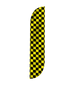 Image of Checkered Color Feather Flag