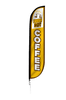 Image of Fresh Hot Coffee Feather Flag