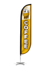Image of Fresh Hot Coffee Feather Flag