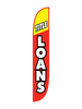 Image of Title Loans Feather Flag