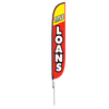 Image of Title Loans Feather Flag