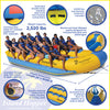 Image of Island Hopper 14-passenger Banana Bus Yellow Banana Boat towable tube