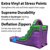 Image of 15' Purple Marble Inflatable Water Slide with Blower