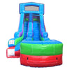 Image of Save on 15' Modular Retro Rainbow Inflatable Water Slide with Blower