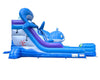 Image of 15' Foot Inflatable Water Slide - Whale with Blower