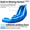Image of Buy 17' Blue Marble Wave Curved Inflatable Water Slide with Blower