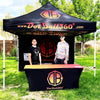 Image of Custom Canopy Tent with Back Wall & Table Cover