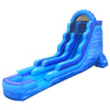 Image of 18' Blue Marble Inflatable Water Slide with Blower