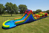 Image of Obstacle Course 3 Plus With Pool - IG5146 (84' Long with 16' water slide)