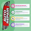 Image of Auto Repair Feather Flag with Checkers