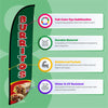 Image of Burrito Feather Flag