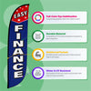 Image of Easy Finance Feather Flag with Stars
