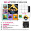 Image of Custom Pop-Up Trade Show Display - (3x3 - 7 Panel)