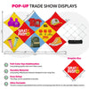 Image of Custom Pop-Up Trade Show Display - (8 Panel)