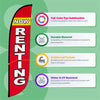 Image of Now Renting Feather Flag